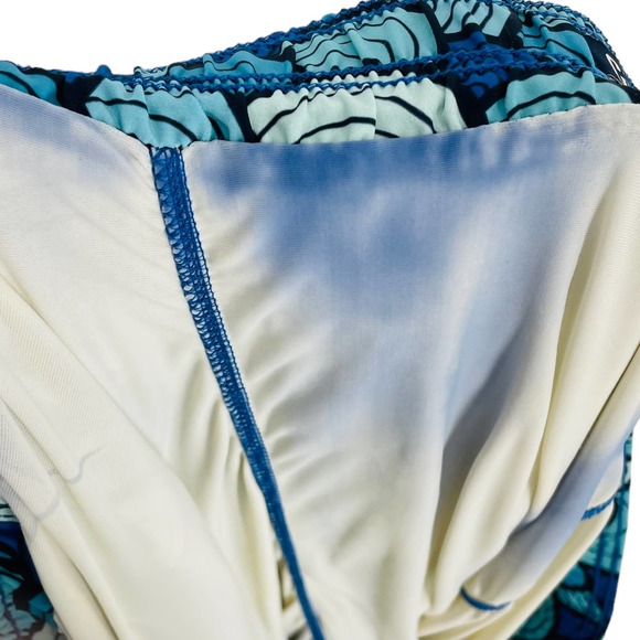 Capelle Mens 4XL Betta Blue Hybrid Mid Length Swim Trunks Built-in Liner Comfort - Picture 7 of 7